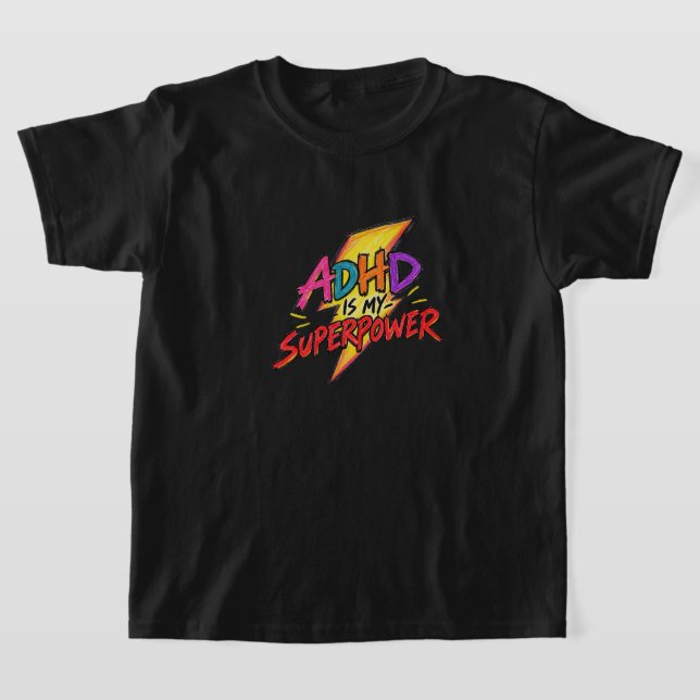 CAMISETA EL TDAH ES MI SUPERPODER  (Distribución)