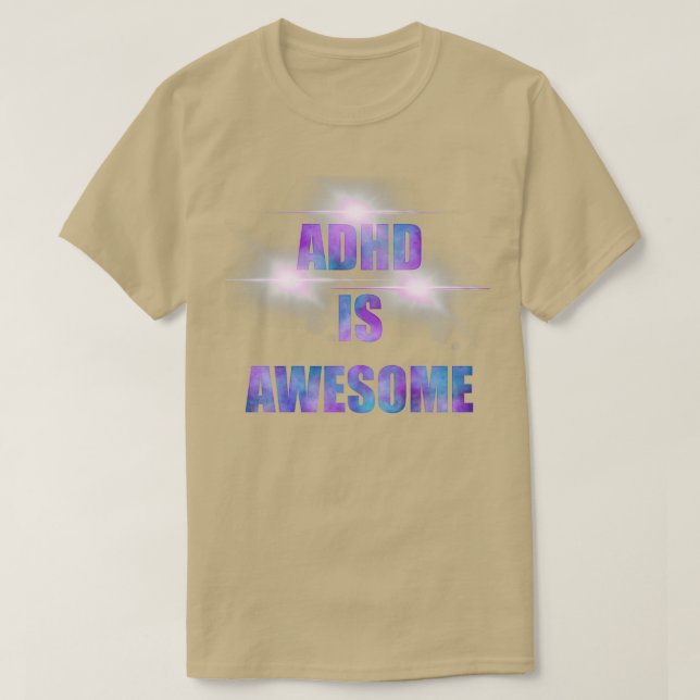 CAMISETA EL TDAH ESTÁ MAL ILUMINADO. (Diseño del anverso)