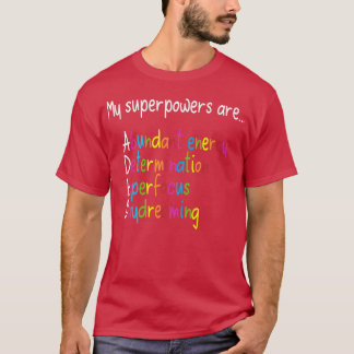 Camiseta El TDAH superpotencia la Neurodiversidad Awareness