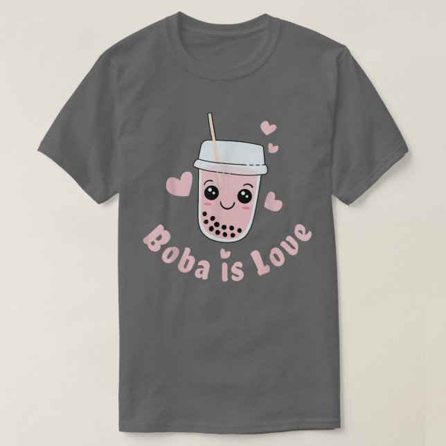 Camiseta El té de Boba es amor (Diseño del anverso)