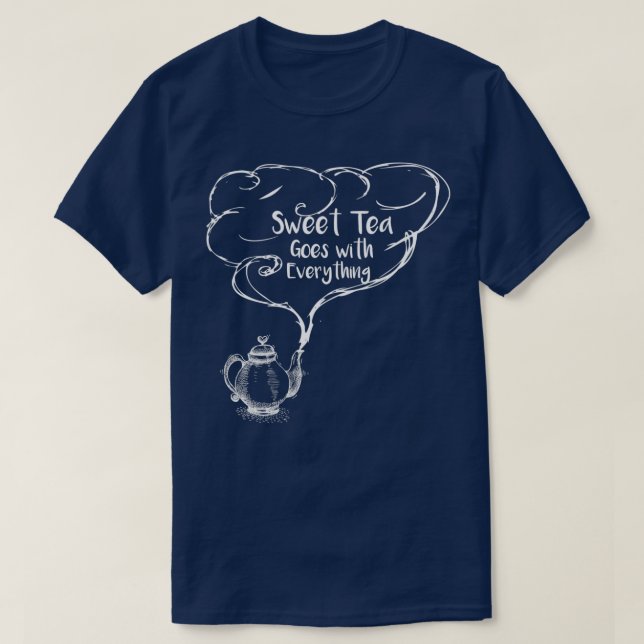 Camiseta El té dulce va con todo (Diseño del anverso)