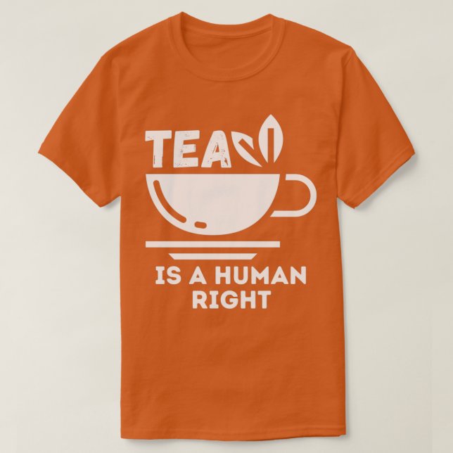 Camiseta El té es un derecho humano 1 (Diseño del anverso)