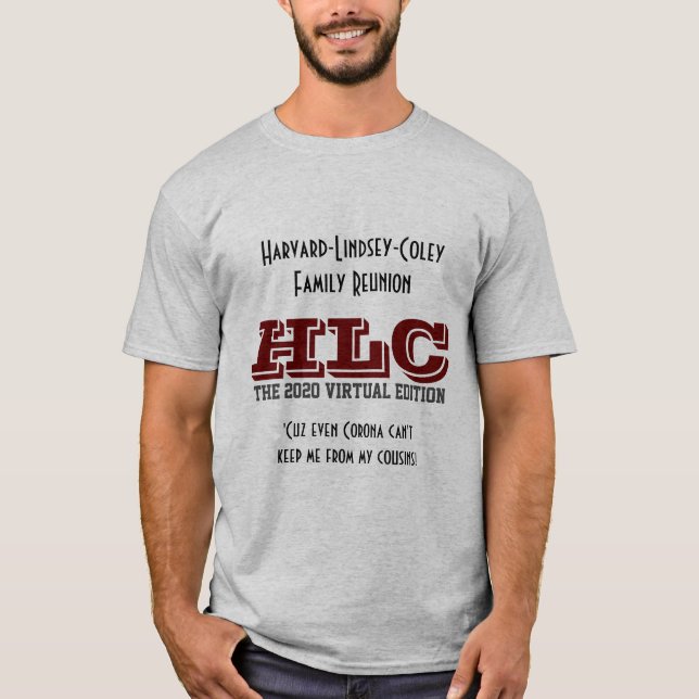Camiseta El té oficial de la Reunión de HLC 2020 (Anverso)