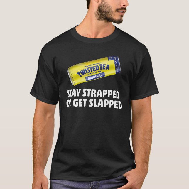 Camiseta El Té Permanece Atrapado O Te Golpean. (Anverso)