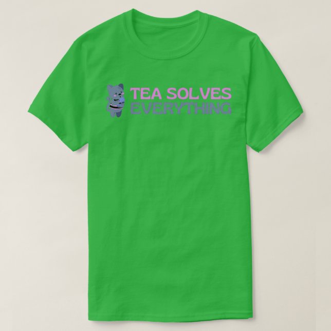Camiseta El té resuelve todo 48 (Diseño del anverso)