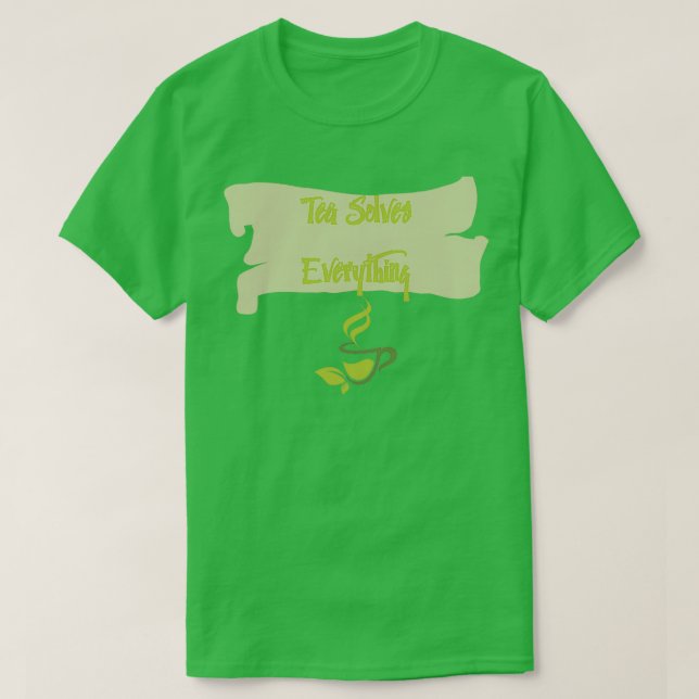 Camiseta El té resuelve todo 51 (Diseño del anverso)