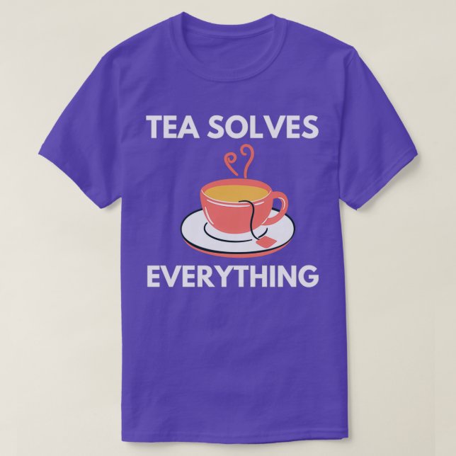 Camiseta El té resuelve todo 55 (Diseño del anverso)