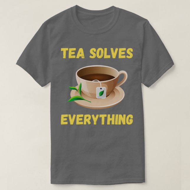 Camiseta El té resuelve todo 84 (Diseño del anverso)