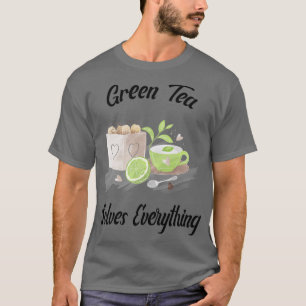 Camiseta El té verde soluciona todo el té de Teapot Tea cup