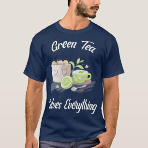 Camiseta El té verde soluciona todo el té de Teapot Tea cup