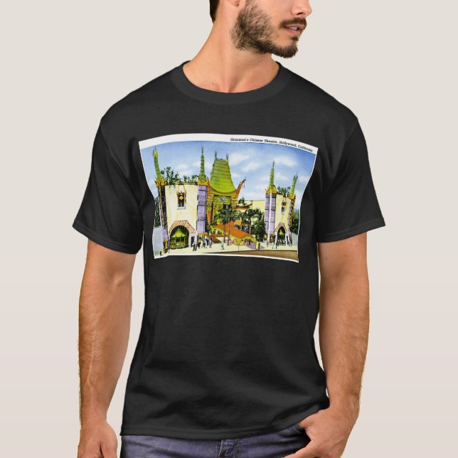 Camiseta El teatro chino de Grauman, Hollywood (Anverso)