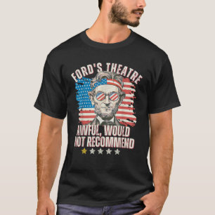 Camiseta El teatro de Abraham Lincoln Ford desalentador no 