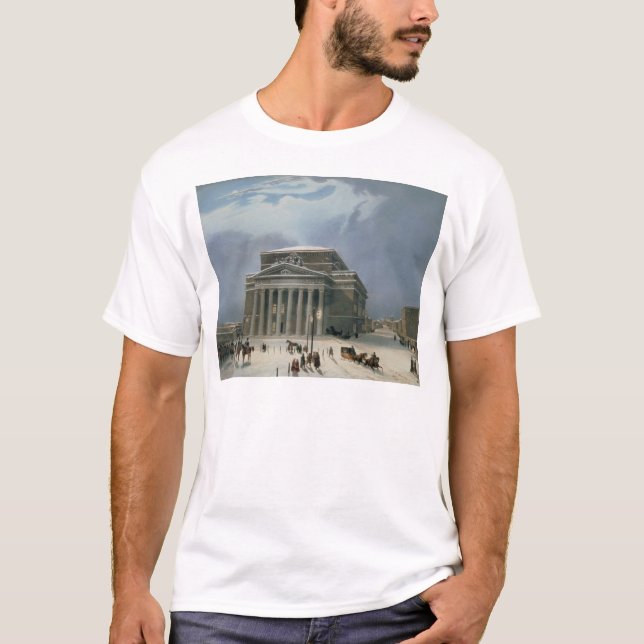 Camiseta El teatro de Bolshoi en Moscú (Anverso)