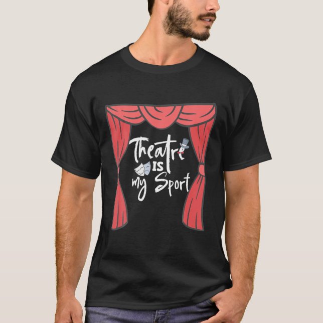 Camiseta El Teatro Es Mi Deporte, El Drama De Broadway Love (Anverso)