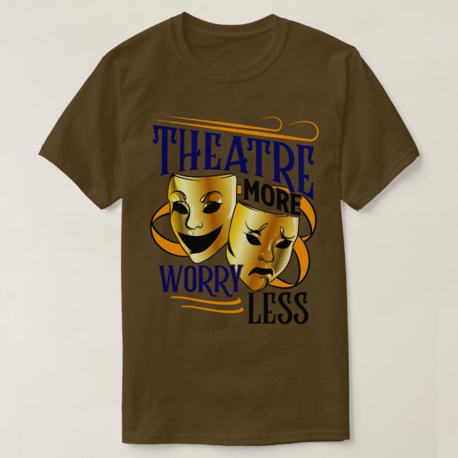 Camiseta El teatro preocupa menos (Diseño del anverso)