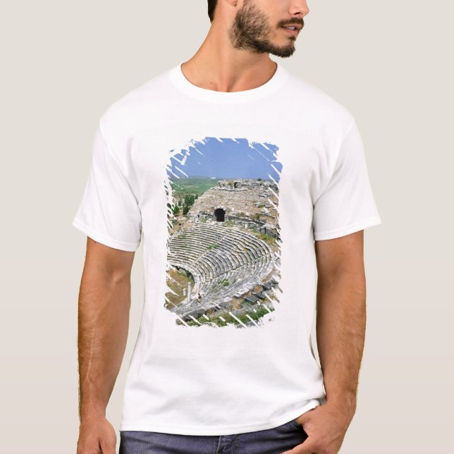 Camiseta El teatro romano, 1ro-2do ANUNCIO de los siglos (Anverso)