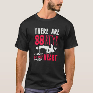 Camiseta El Teclado Pianista Piano Player Cuenta Con 88 Tec