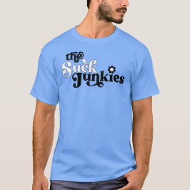 Camiseta El Tee Azul De Los Junkies Suck