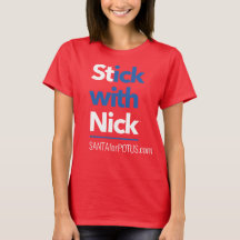 El tee básico de las mujeres de "Stick with Nick"