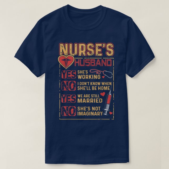Camiseta El Tee de Esposa para Esposo de Esposa es un Nur (Diseño del anverso)