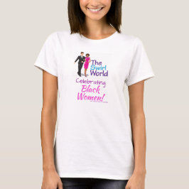Camiseta El Tee De Flujo De Logotipos De Swirl World