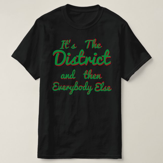Camiseta El Tee del Distrito (Diseño del anverso)