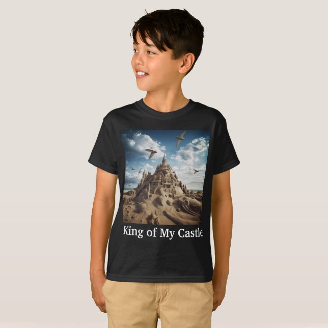 Camiseta El TEE del Rey de mi Sandcastle (Anverso completo)