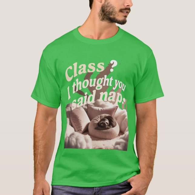 Camiseta ¡El Tee Perfecto para los amantes de la siesta! Ca (Anverso)