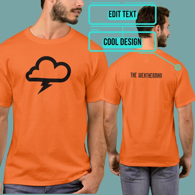 Camiseta El Tee Superhéroe Weatherman (Please enjoy our design and see the others in the collection.)