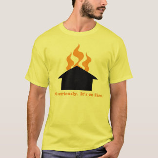 Camiseta El tejado se arde