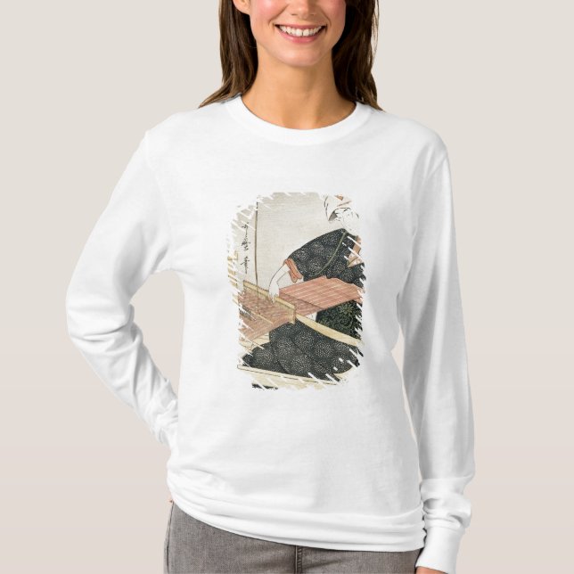 Camiseta El tejer de la mujer (Anverso)