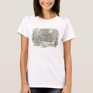 Camiseta "El tejido de las sedas de las flores", dos mujere
