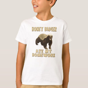 Camiseta ¡El tejón de miel comió mi preparación!