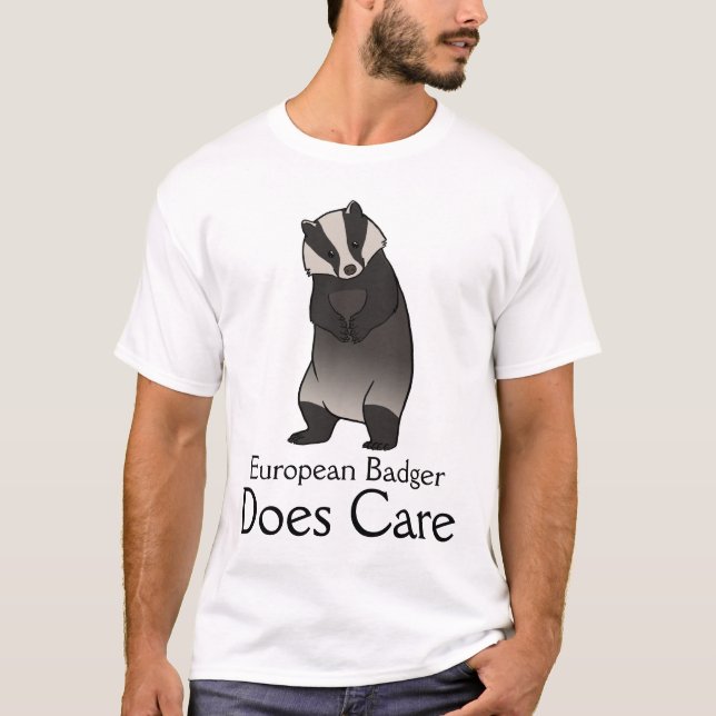 Camiseta El tejón europeo cuida (Anverso)