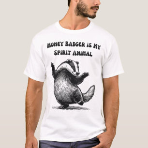 Camiseta El tejón mielero es mi animal espiritual