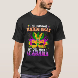 Camiseta El teléfono móvil original del Mardi Gras Alabama 