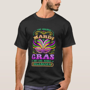 Camiseta El teléfono móvil original Mardi Gras Alabama 1703