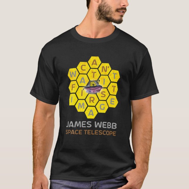 Camiseta El telescopio espacial James Webb no puede ESPERAR (Anverso)