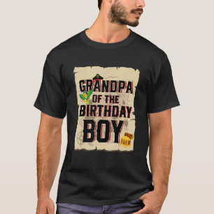 Camiseta El Tema Del Pirata Abuelo Del Niño De Cumpleaños 5