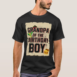 Camiseta El Tema Del Pirata Abuelo Del Niño De Cumpleaños 5