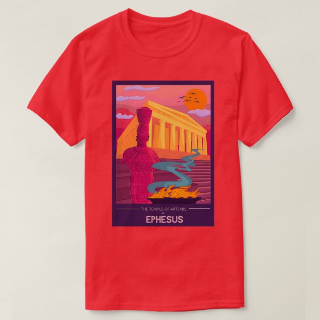 Camiseta El templo de Artemis en Éfeso (Diseño del anverso)