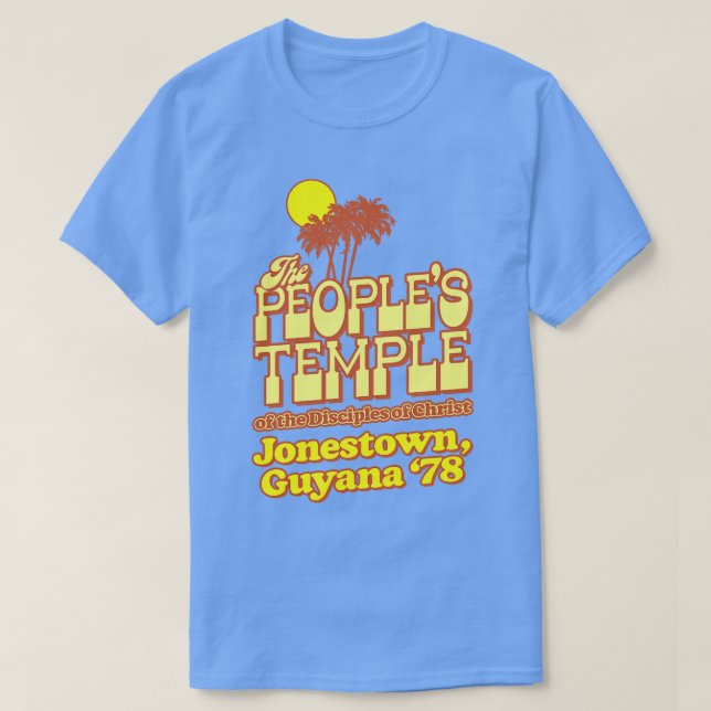 Camiseta El templo de los pueblos de los discípulos de Cris (Diseño del anverso)