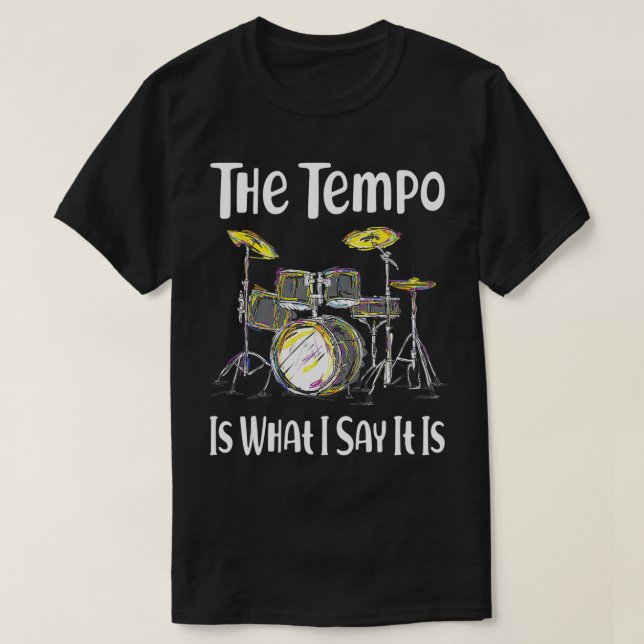 Camiseta El Tempo Es Lo Que Digo Que Es Gracioso Que Los Ho (Diseño del anverso)