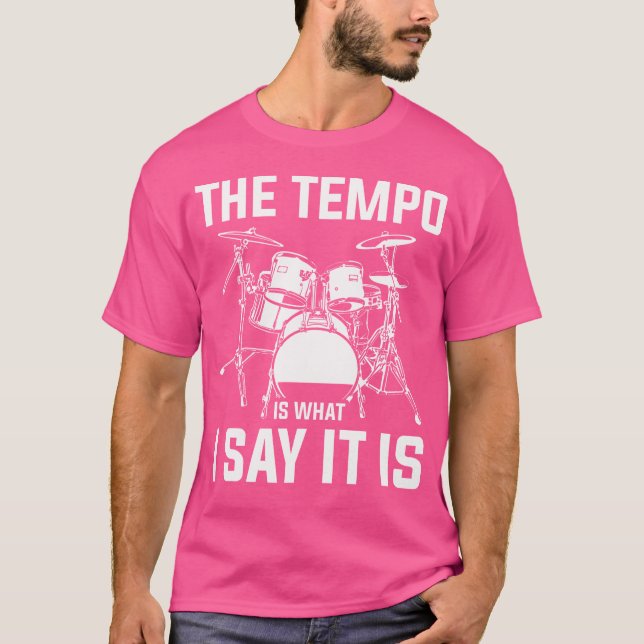 Camiseta El Tempo Es Lo Que Digo Que Son Tambores (Anverso)