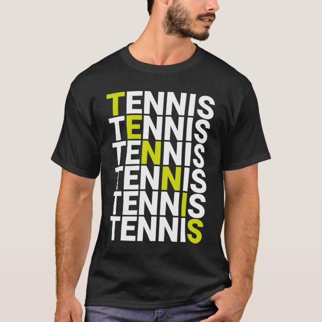 Camiseta El tenis es el único deporte verdadero (Anverso)