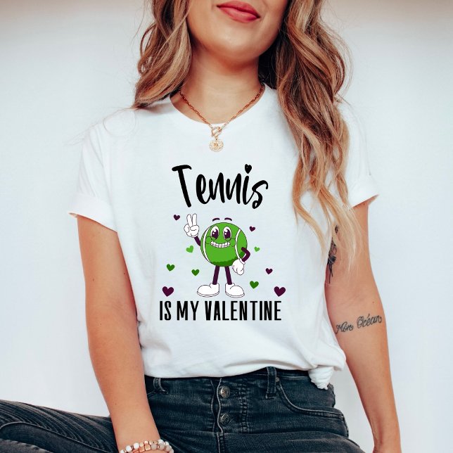 Camiseta El tenis es mi divertida cita de San Valentín en t (Subido por el creador)