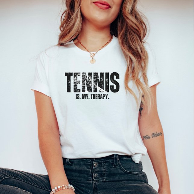Camiseta El tenis es mi terapia (Subido por el creador)