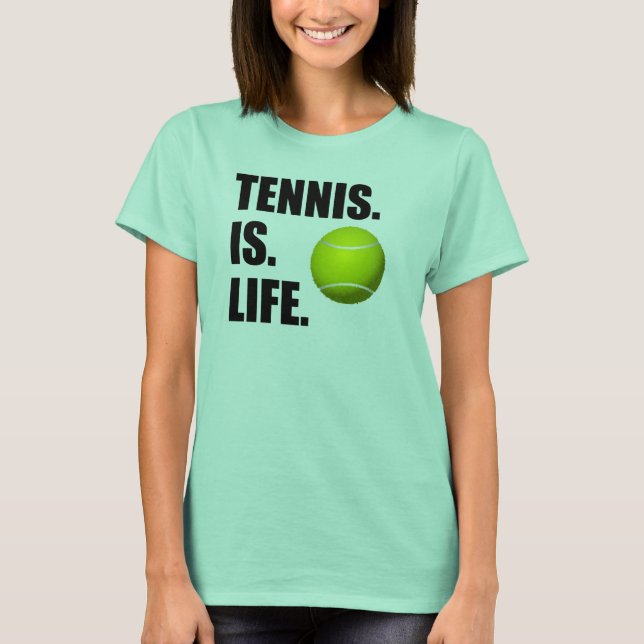 Camiseta El tenis es vida (Anverso)