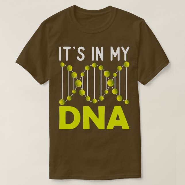 Camiseta El tenis está en mi ADN (Diseño del anverso)