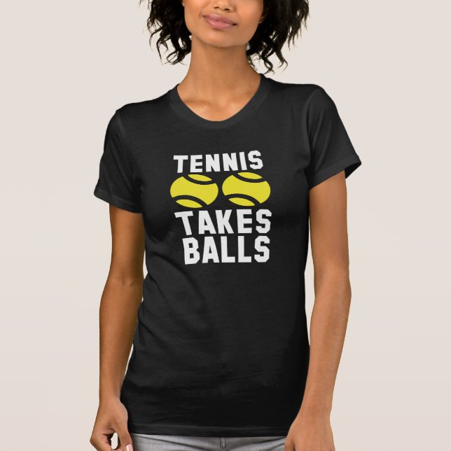 Camiseta El tenis requiere agallas (Anverso)
